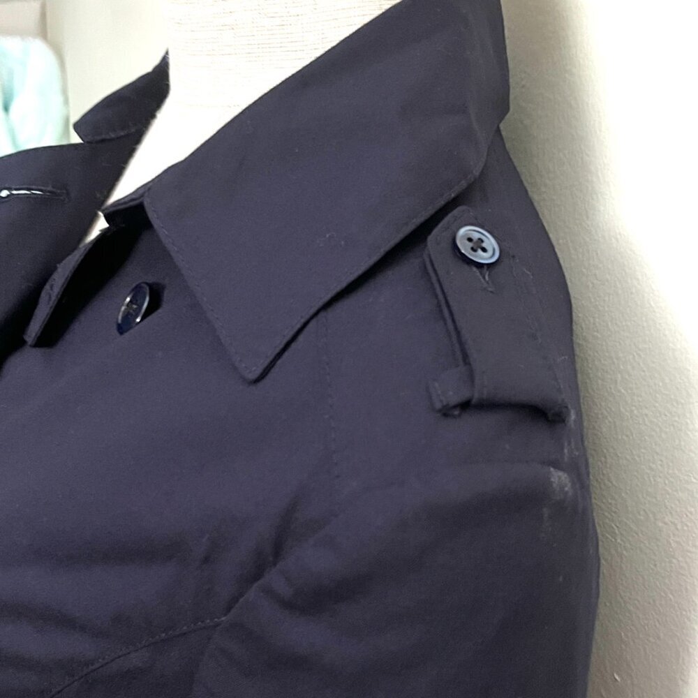 $3750 BELVEST DOUBLE BREASTED NAVY BLUE JACKET 4 - Picture 6 of 15
